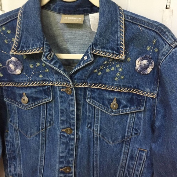 Liz Claiborne Liz Wear Trucker Jacket - Picture 10 of 15